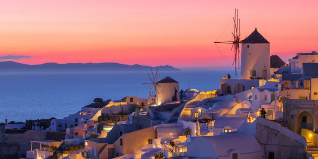 Santorini Griechenland Sonnenuntergang